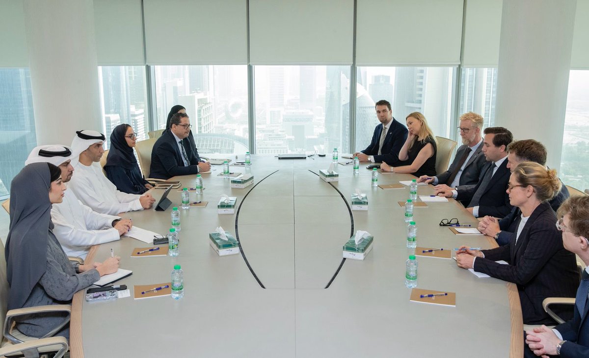 #Sweden's forward-looking economy offers many areas for cooperation, including healthcare, metals and logistics. In talks with HE <a href="/BenjaminDousa/">Benjamin Dousa</a>, Min for Foreign Trade and Int'l Development Cooperation, we discussed how to boost the $794m in non-oil trade we shared in H1 2025.