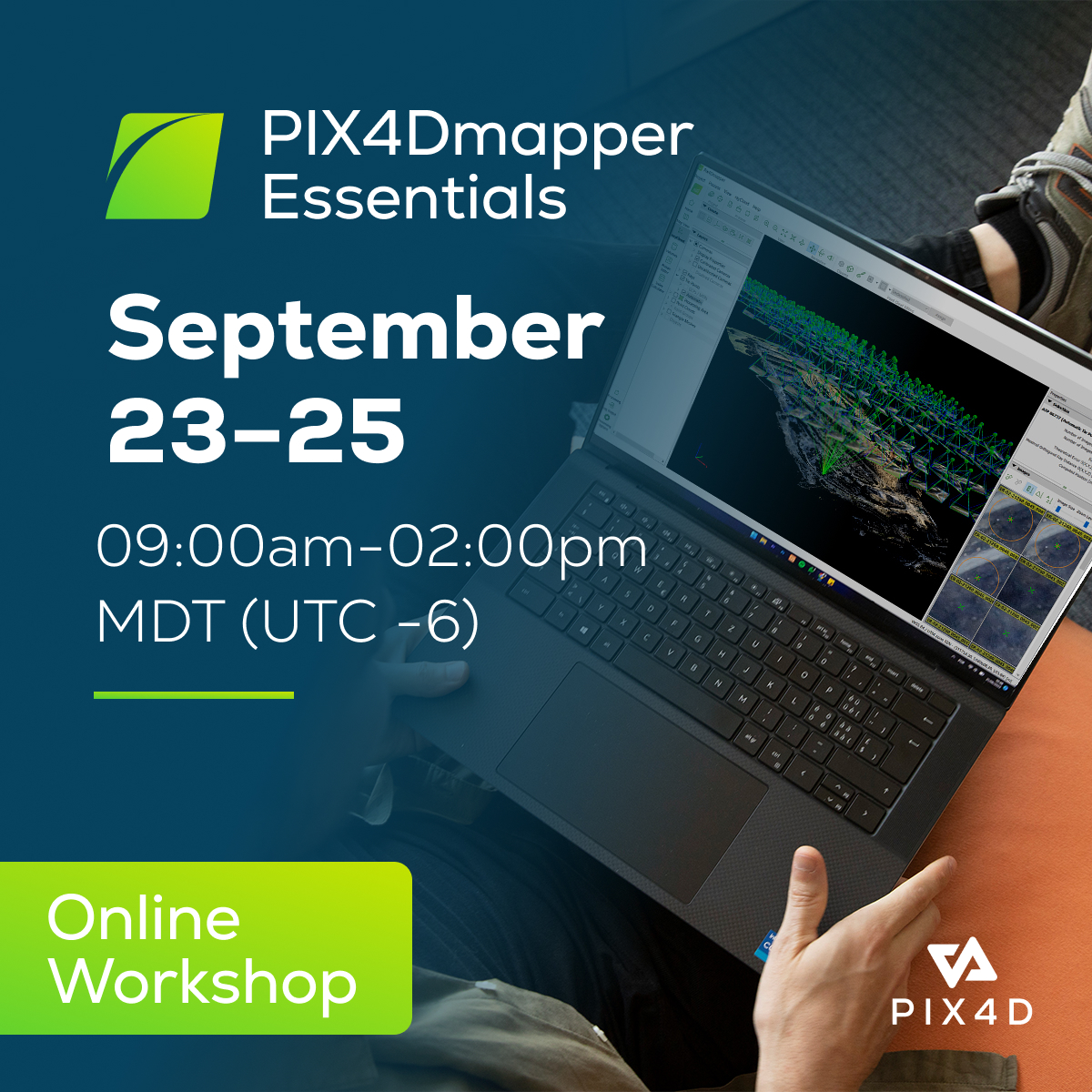 pix4d's tweet image. Start with our #PIX4Dmapper Essentials to learn fundamental workflows. Then, take the in-depth workshop to go beyond the basics, mastering advanced tools and hands-on exercises for top-tier results. 🎓

Register here training.pix4d.com/courses/pix4dm… &amp;amp;  training.pix4d.com/courses/pix4dm…