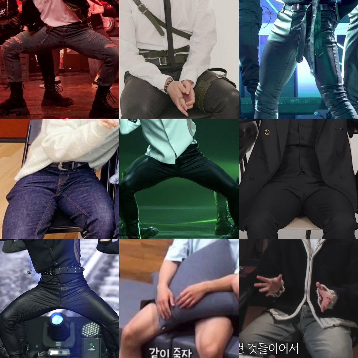 thighs so iconic you don’t even need to see his face