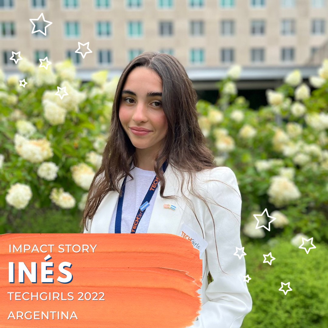 TechGirls (@techgirls) on Twitter photo Today's impact story features Inés, a 2022 TechGirl from Argentina!
"I believe that tech has the power to bring the best out of any career path, and that it is a bridge between people and their dreams." Read the rest of Inés's story!
#TechGirlsGlobal #TechGirls2022 <a href="/ECAatState/">Educational & Cultural Affairs—U.S. Dept. of State</a> Today's impact story features Inés, a 2022 TechGirl from Argentina!
"I believe that tech has the power to bring the best out of any career path, and that it is a bridge between people and their dreams." Read the rest of Inés's story!
#TechGirlsGlobal #TechGirls2022 <a href="/ECAatState/">Educational & Cultural Affairs—U.S. Dept. of State</a>