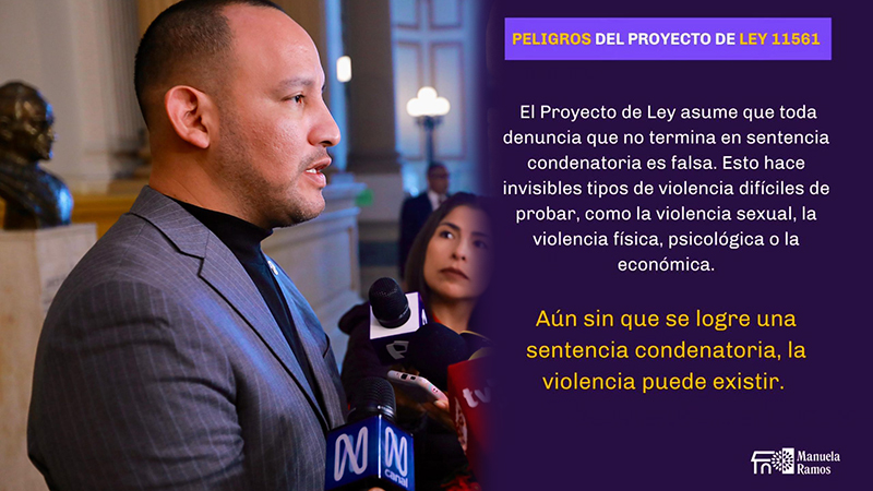 Amplio rechazo contra proyecto del ley del congresista Alejandro Muñante que busca criminalizar a las mujeres que denuncian casos de violencia

t.ly/Bjfr9

<a href="/cnddhh/">CNDDHH 🇵🇪 #NoALaLeyDeAmnistía</a> <a href="/bearamirezh/">Beatriz Ramírez Huaroto</a> <a href="/Mujeres_Cuidado/">Mujeres Cuidadoras</a> <a href="/CMPFloraTristan/">Flora Tristán 🇵🇪 #NoMásViolencia</a> <a href="/MimpPeru/">Ministerio de la Mujer y Poblaciones Vulnerables</a> <a href="/ManuelaRamos/">Manuela Ramos #NiñasJugandoNoSiendoMadres</a> <a href="/promsex/">#NoNosCallarán</a> <a href="/DemusPeru/">DEMUS</a>