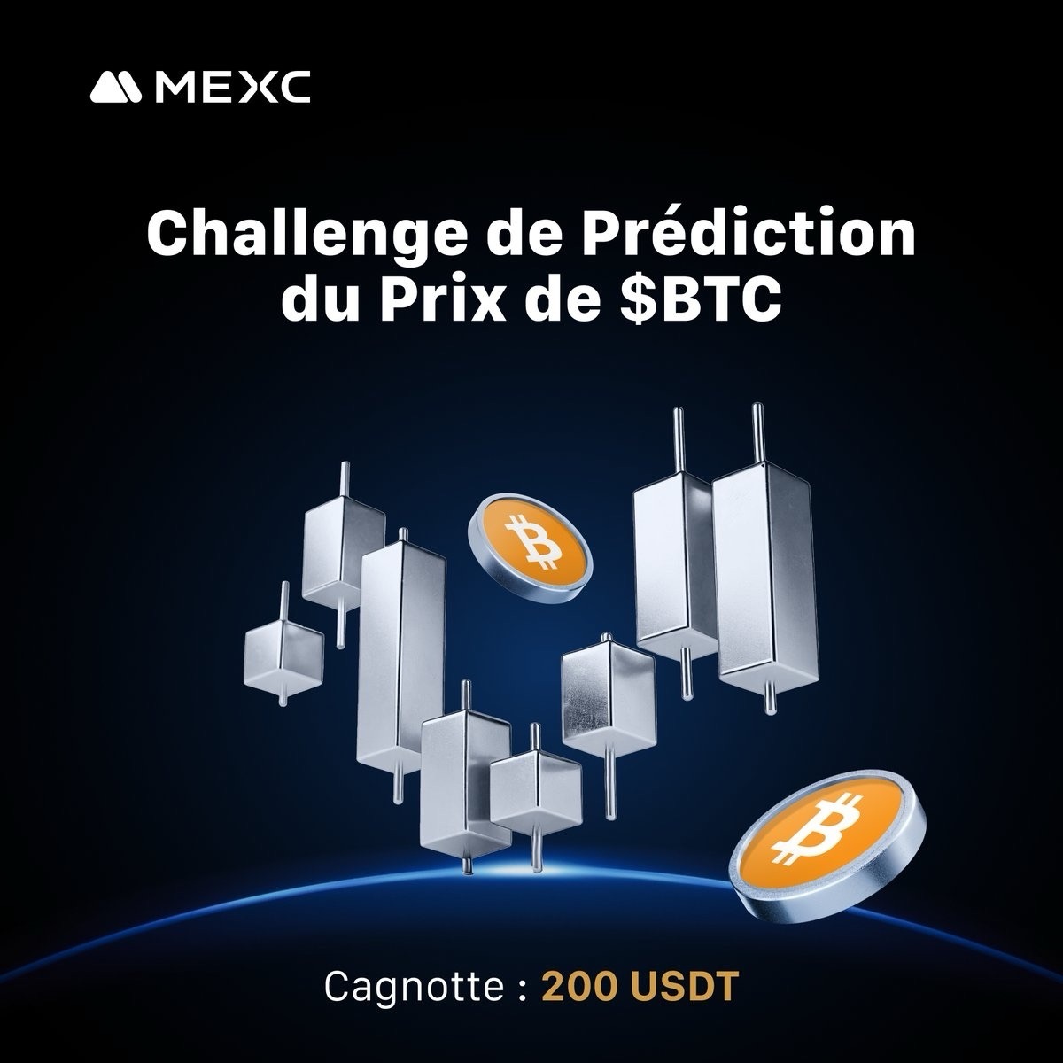 🚀 $BTC vient de repasser au dessus des 114K !

🔥 Prédisez le prix le plus élevé du BTC avant le 17 september ！

💰 Les 2⃣ prédictions les plus proches se partageront 200 USDT

🧑‍💻 Commentez le prix et remplissez le formulaire 👇
gleam.io/xLrdP/challeng…

⏰ Date : du 10