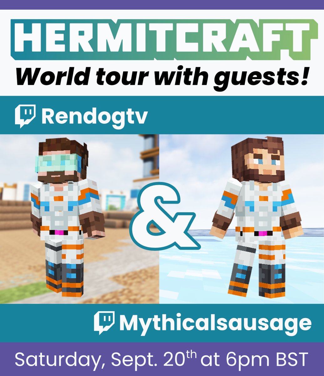 Can't wait to lore it up with my man <a href="/Mythicalsausage/">Mythical Sausage</a> on 20th September! :D RD