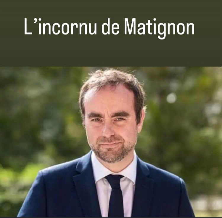 Je vous présente l’incornu de Matignon (Pour la ref’, cherchez du côté d’un bouquin concernant Jean-Marc Ayrault) #Lecornu #Ayrault #Matignon #Linconnudematignon