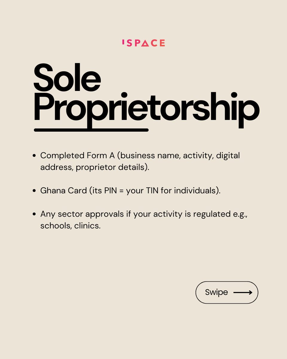 iSpaceGh's tweet photo. Founder FAQ Series

Every founder faces this first step: business registration.

But do you know which documents are required?

Before you swipe for today’s #FounderFAQ, tell us in the comments: What do you think is the MOST important document?

#iSpaceFoundation #BusinessBasics https://t.co/PqknYEF4aE