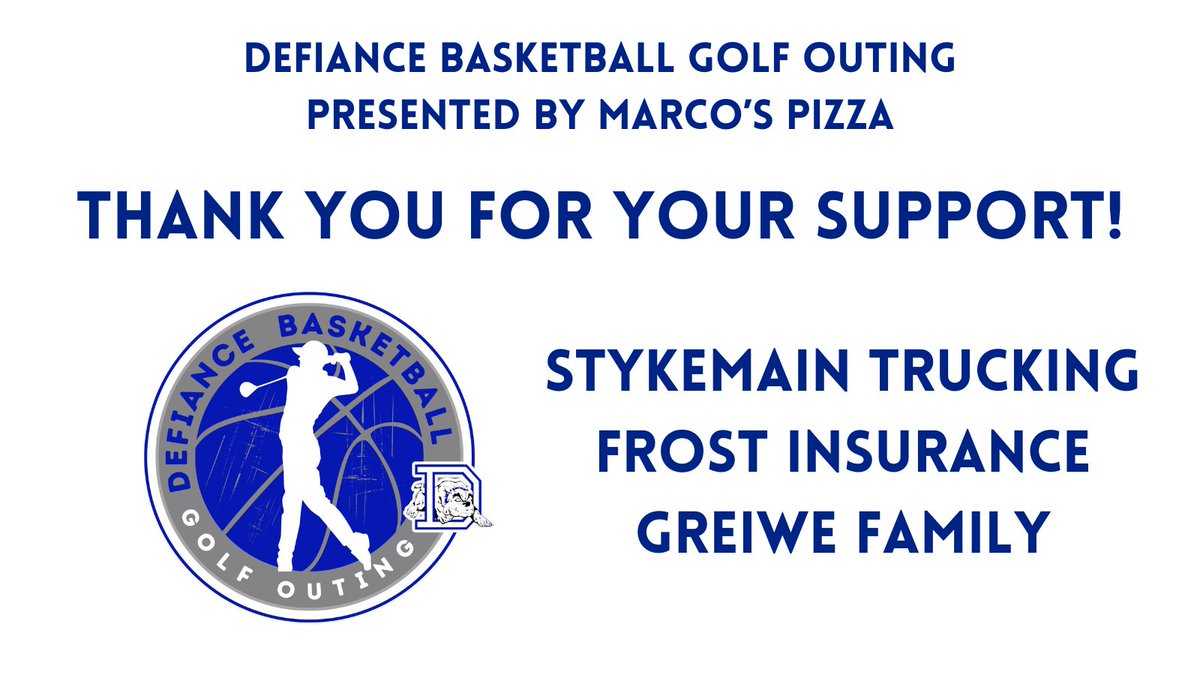 Thanks to three continued supporters of our DHS athletes.  Cam Stykemain on behalf of Stykemain Trucking, Frost Insurance and Jamie Greiwe on behalf of the Greiwe Family.  Thank you for your generosity!