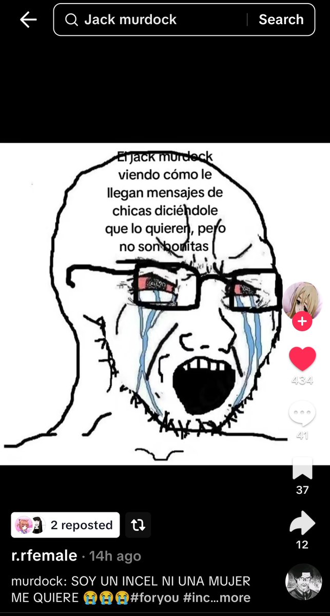 GRRR FALSO FALSOO MMM SEAN BONITASS O NO YOO JAMASS ACEPTARIAA AUN ASI POKEE YOO NOO APRUEBO LAS RELACIONES VIRTUALES EH MMM NOO CONFIOO MM Y Y SII SOY INCEL EHH NINGUNA MUJERCITA EN LA VIDA REAL MEE HABLAA PORR MI HORRENDA CARA... IT'S OVER PARA MI!