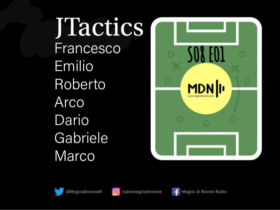 J-TACTICS (S08 E01).
Domani, fuori la prima puntata della stagione di #JTactics
Focus su: La nuova #Juve 25/26, voti al #calciomercato, i pronostici della redazione.
Siamo l'unico podcast che aspetta ancora #kolomuani
Link del canale:
open.spreaker.com/A4NZ/nrfeg9fp