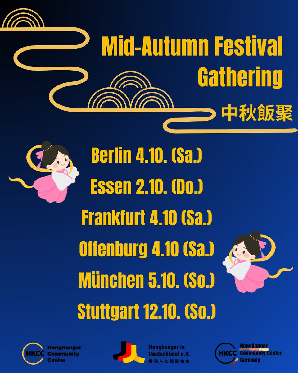 🌕🎉 On Oct 6, we’re celebrating the Mid-Autumn Festival &amp; our 6th anniversary! 🥳
Join us in 6 cities for food, fun &amp; festive vibes.
Bring mooncakes &amp; lanterns 🌙✨
Comment #CityName to join our Signal group! 💛
