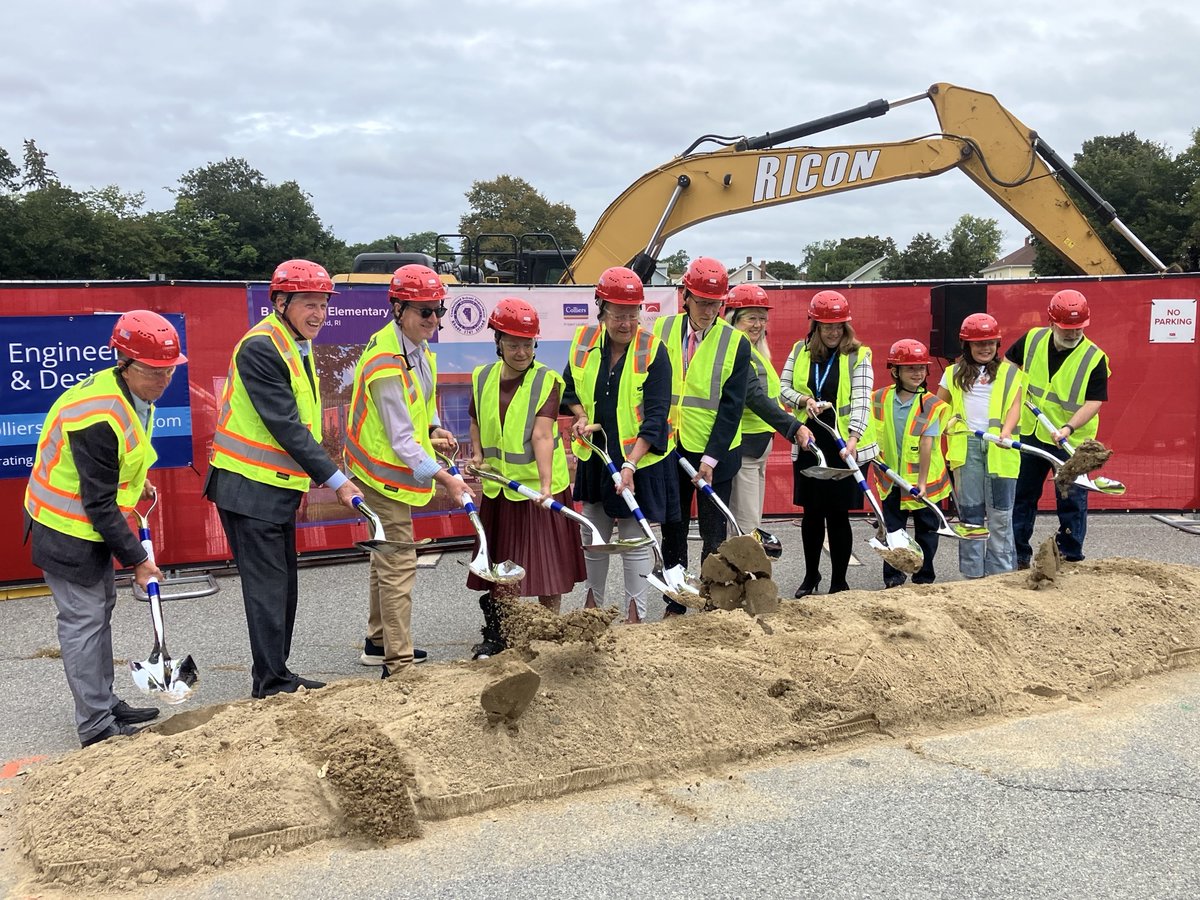 It’s an exciting day for students at B.F. Norton Elementary, as <a href="/CumberlandSchls/">Cumberland School Department</a> has its first groundbreaking for a brand-new school since 1970! The investment in 21st Century learning environments will have a positive impact for generations of in Rhode Island students.