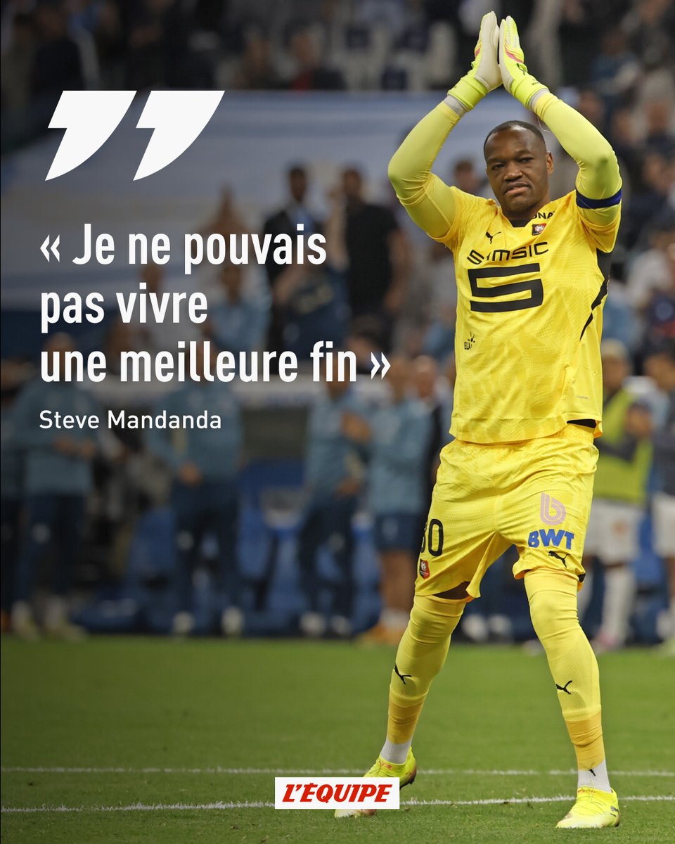 Steve Mandanda a choisi « L'Équipe » pour annoncer la fin de sa carrière, après une dernière saison à Rennes. À 40 ans, le champion du monde 2018 raccroche en se remémorant, avec tendresse, sa dernière au Vélodrome.

➡️ l.lequipe.fr/WIy