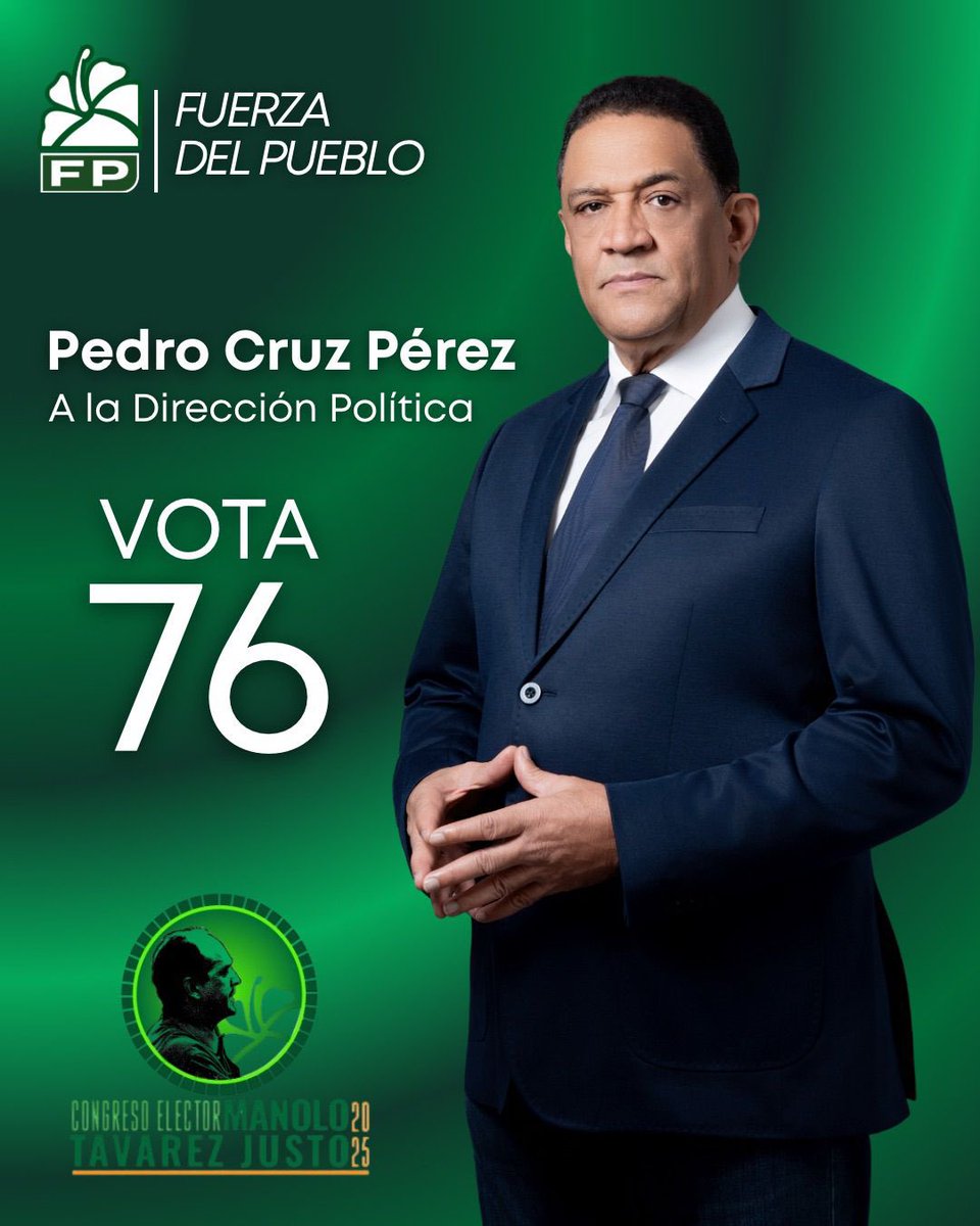 DreamTeamLeonel's tweet photo. Pedro Cruz Pérez (#76)
📊 El #76 es institucionalidad, equidad y sostenibilidad.
@PedroCruzPerez asume la Dirección Política con visión de Estado y compromiso. 💚
#PedroCruzPerezALaDP #Vota76
@FPcomunica @LeonelFernandez https://t.co/S1taikWX0L