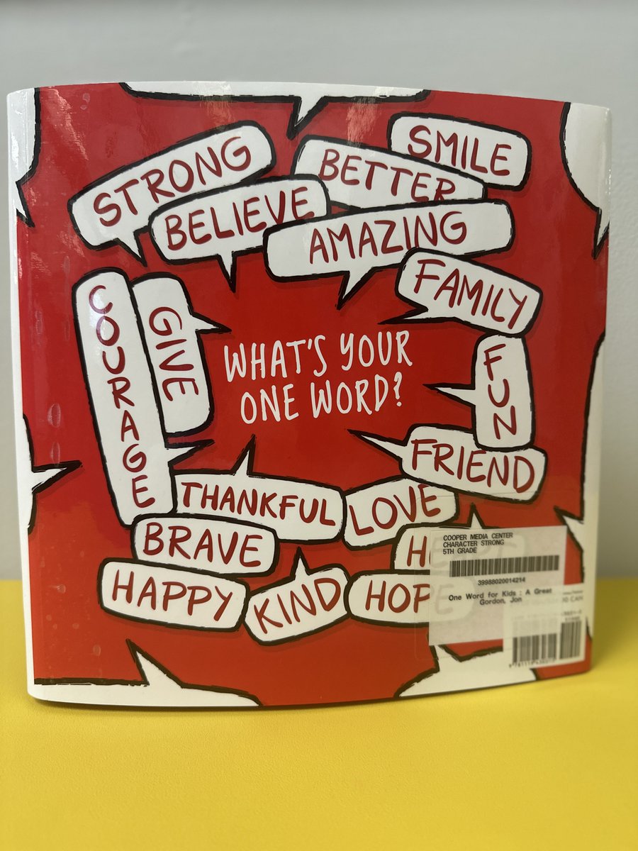 Our 5th graders read One Word for Kids, a book that encourages students to pick one powerful word to guide their year. Each student chose a word to shape their goals, mindset, and actions for the school year!
🦅💙💛 #DerbyProud #GreenIsMagic