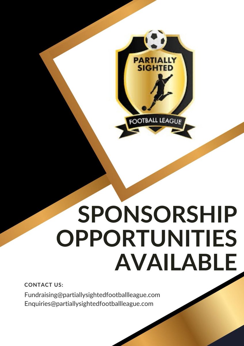 Partially Sighted Football League tweet media