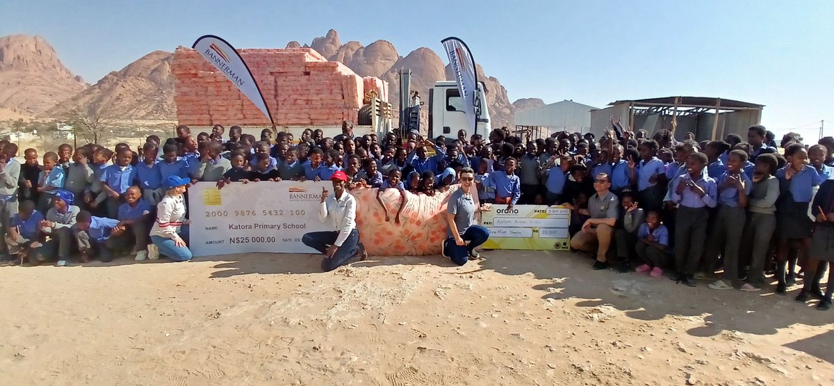‘A good night’s sleep and a decent meal can enhance learning.’ This motivated Bannerman Mining Resources Namibia and Orano Mining Namibia to support Katora Primary School hostel with mattresses and cutlery to a joint value of N$50000. linkedin.com/feed/update/ur…