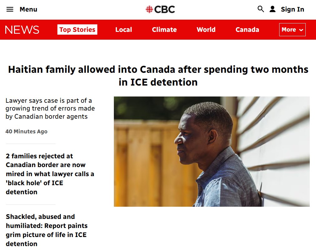 A toddler was violently raped last week after a convicted sex offender broke into the family's home, shocking the nation. There is now a huge courthouse gathering to protest the prospect of the guy receiving bail. Meanwhile, the CBC homepage: