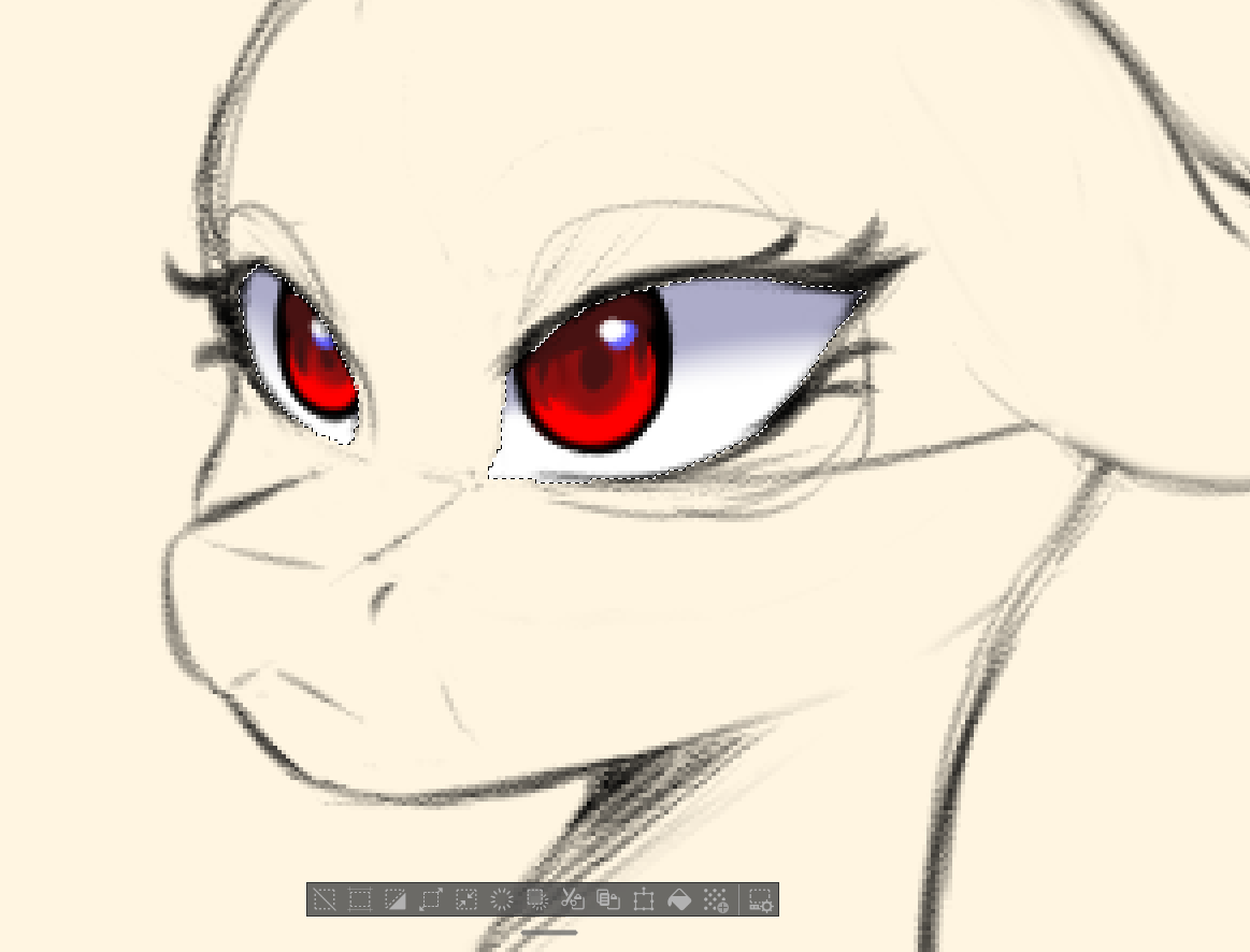 practicing with different eyes :&gt;