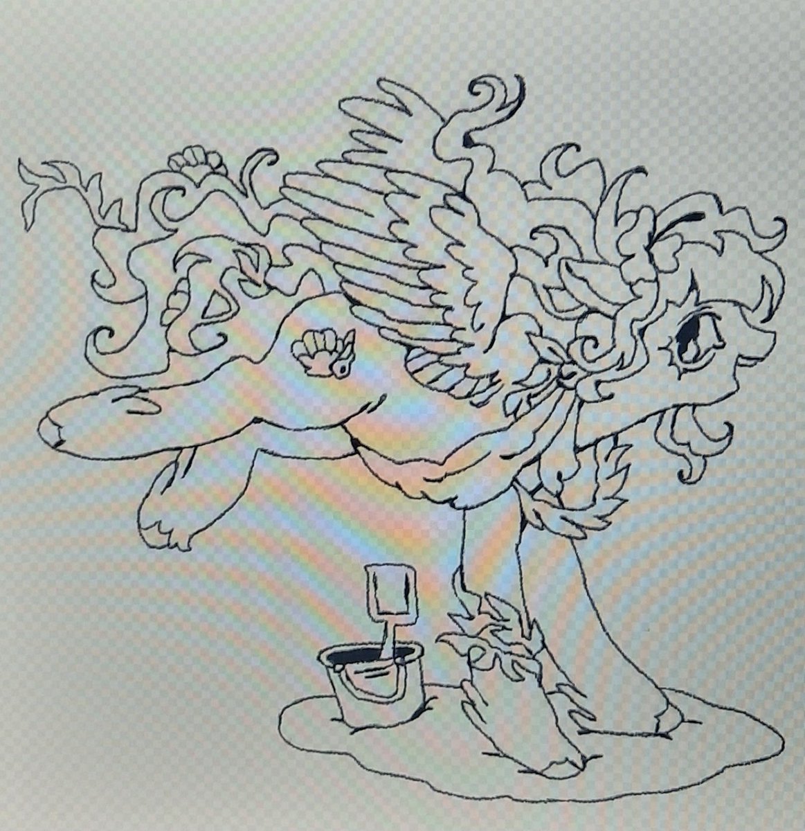 Sketching while art blocked vs the next day