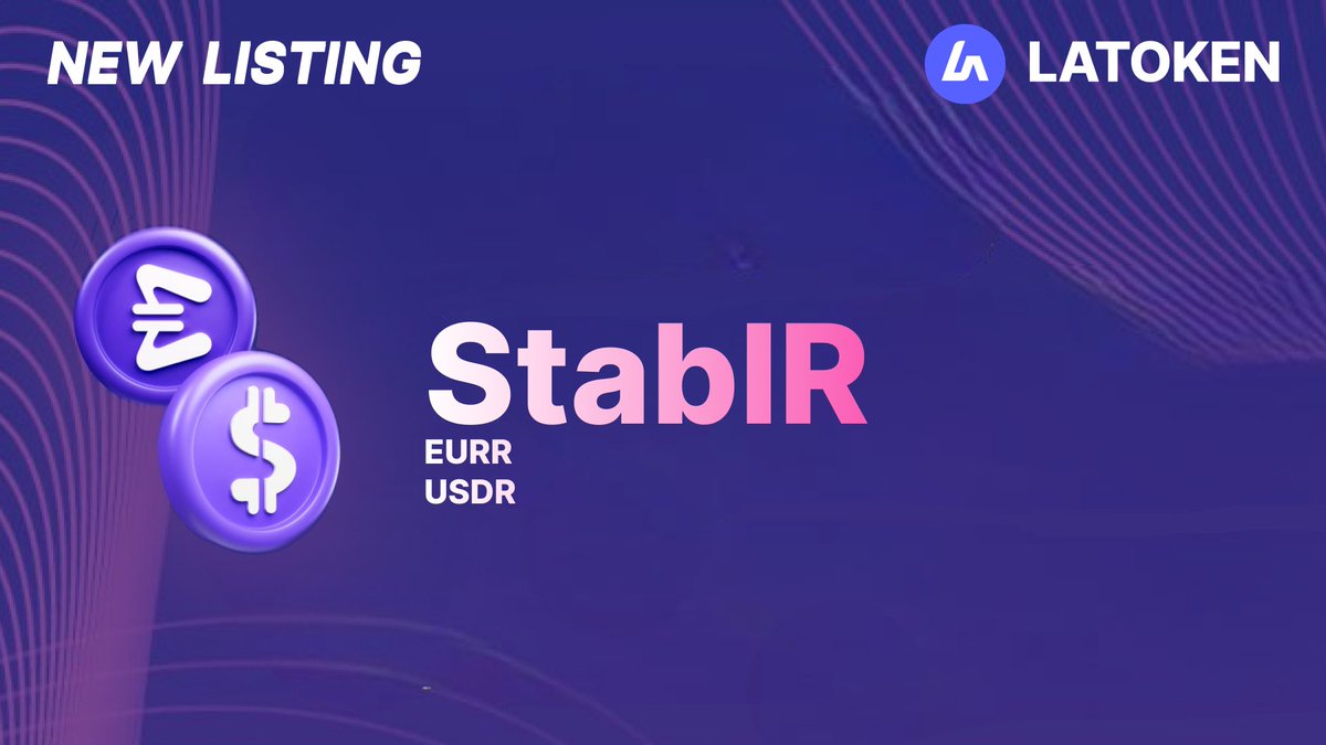 🚀 STABLR (USDR &amp; EURR) — LIVE on LATOKEN!

USD-backed stablecoin for reliable on-chain USD liquidity. LATOKEN listing brings immediate secondary-market liquidity and access to our global trader base. Trade USDR and EURR on LATOKEN today.

<a href="/StablRUSD/">StablR USD</a> 
<a href="/StablREuro/">StablR</a>