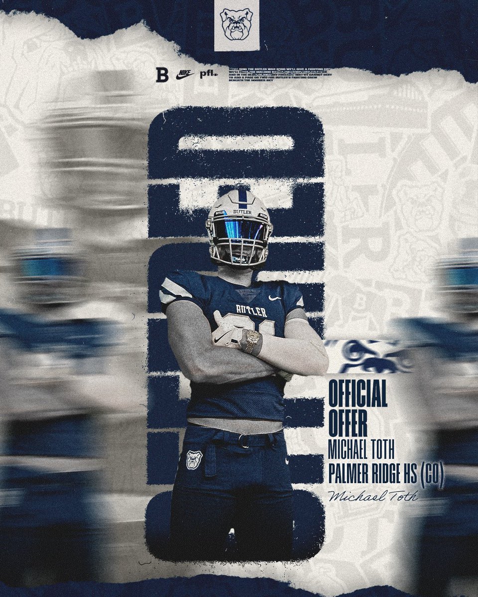 After a great conversation with <a href="/JakeDelCampo/">Jake DelCampo</a> I’m blessed and fired up to receive another D1 offer from <a href="/ButlerUFootball/">Butler Football</a> ! Go dawgs!
<a href="/CoachBelfiori/">JORDAN BELFIORI</a> <a href="/coachklynch/">Kevin Lynch</a> <a href="/Coach_ZC/">Zach Carlton</a> <a href="/PalmerRidgeFB/">Palmer Ridge Football</a>