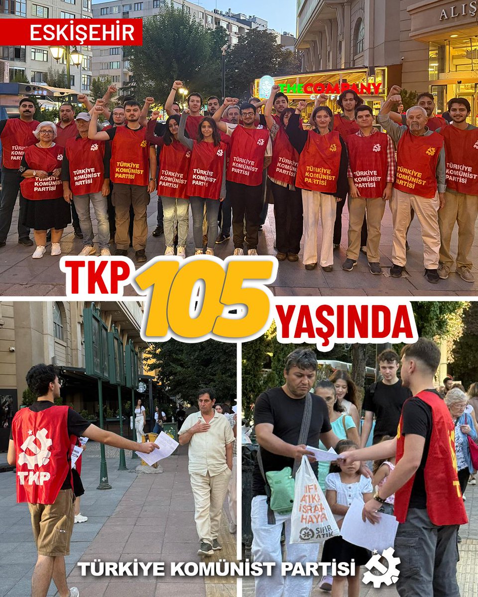 Bugün, Partimizin kuruluşunun 105. yıldönümünde, memleketin dört bir yanında buluştuk.

Halkın aklı ve vicdanı olan partiye, TKP'ye katılın!

tkp.org.tr/gonullu 

#TKP105Yaşında