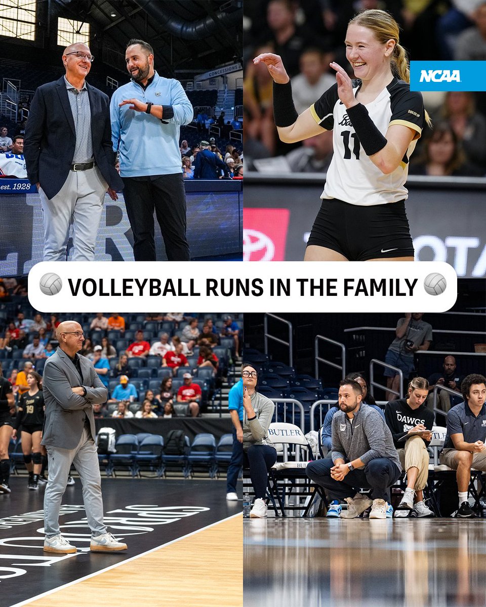 .<a href="/NCAAVolleyball/">NCAA Women's Volleyball</a> runs in the Shondell family 💙

<a href="/ButlerVB/">Butler Volleyball</a> Head Coach, <a href="/KyleShondell/">Kyle Shondell</a> faced off against his dad, <a href="/PurdueVB/">Purdue Volleyball</a> Head Coach <a href="/DaveShondell/">Dave Shondell</a> and his cousin <a href="/allieshondell6/">Allie Shondell</a> last night! 🏐
