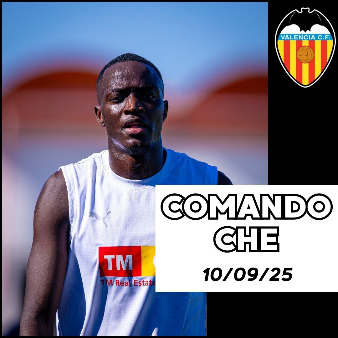 Desastre en Barcelona permitido por LaLiga  

Las novedades del Nou Mestalla  

Retirada de Jaume y Piccini  

Previa #BarçaValencia Femenino con <a href="/ToniAsensio4/">Toni Asensio</a> 

Con <a href="/Sergi98Martinez/">Sergi Martínez</a> <a href="/arturouv14/">Arturo</a> y Adrián Torres

ivoox.com/comando-che-10…