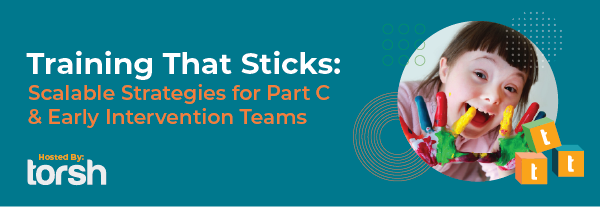 Change doesn’t happen in theory—it happens in practice. That’s why we’re bringing together real Part C leaders to share how they’ve built scalable, sustainable training systems that support providers where they are. Register here to join the conversation: hubs.ly/Q03GLwG_0