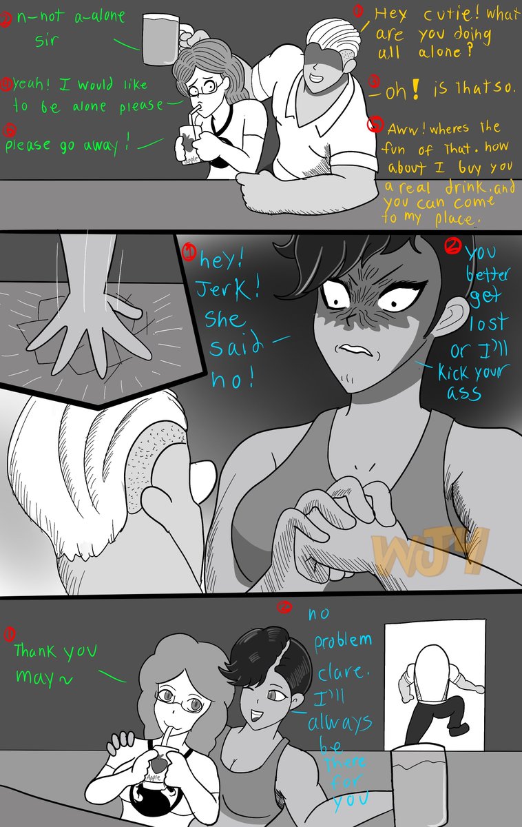 "Don’t Mess With Clare Bear!"

Thank you so much yet again to <a href="/WolfJ44/">Wolfj44 ( commissions open)</a> for making this masterpiece! Please give them a follow!

#originalcharacter #comic #footfetish