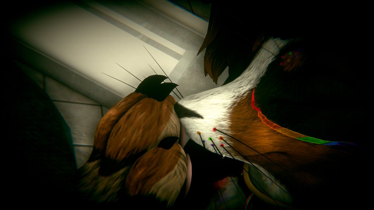 Spicydogcookie's tweet photo. Just snuggling some @NilesnightmADe deer paws🐶😋 #furry #beans #paws #VRChat https://t.co/yBNRM4rIlK