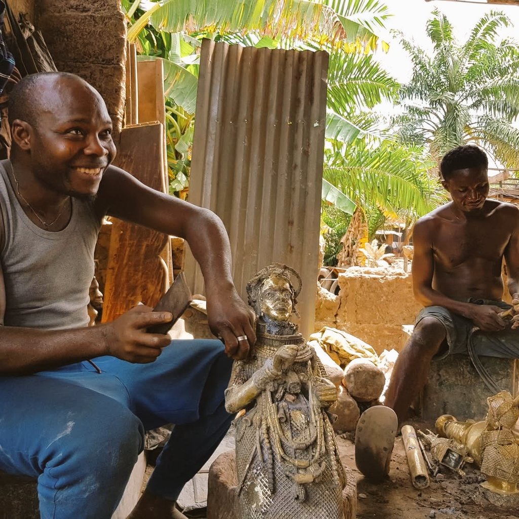 Edo people are natural born artisans,
The art heritage still thrives to this day.