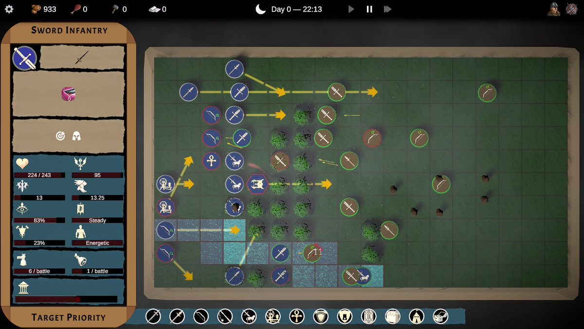 Ludus_Dev's tweet image. In Blood for the Throne, you command your army by drawing the lines of battle.
#Steam #WarGames #Tactics #indiegames