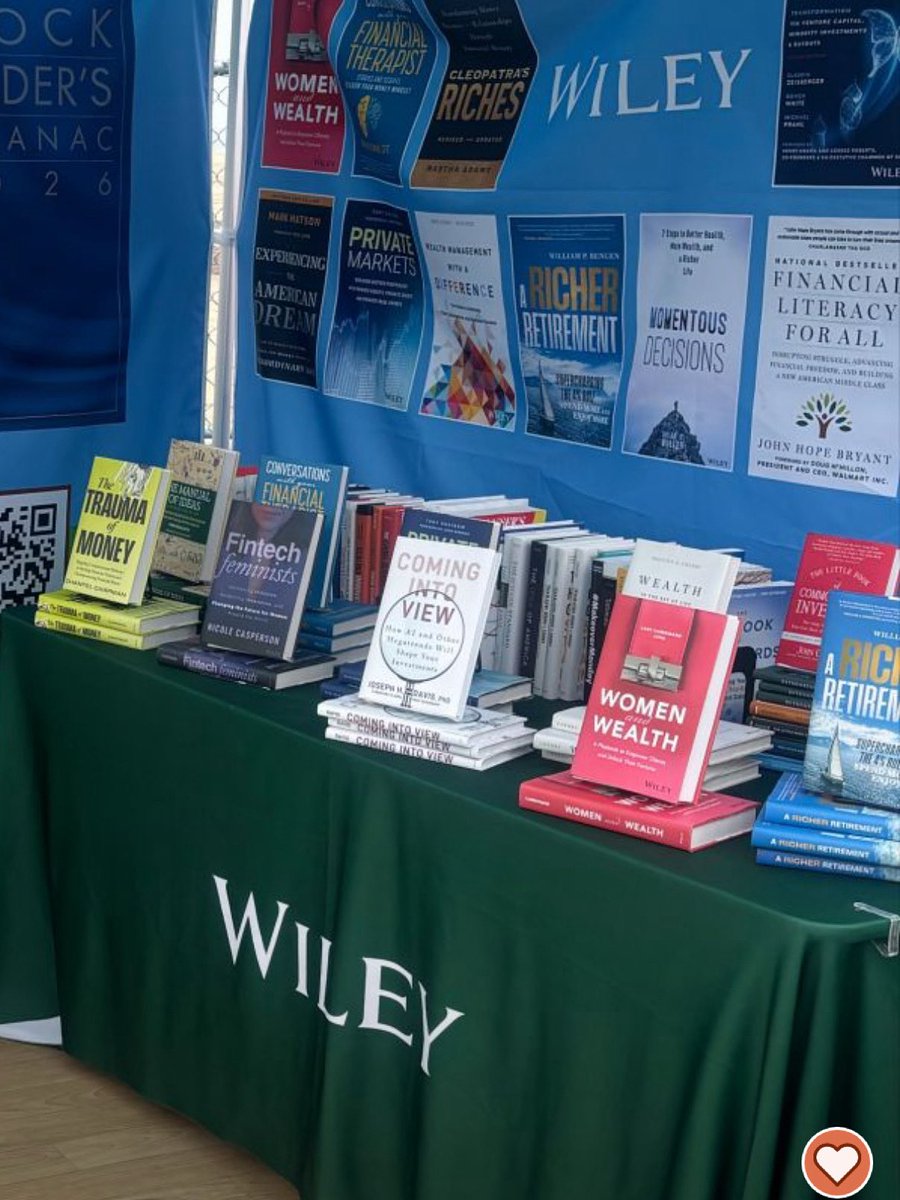 I wasn’t at <a href="/FutureProof_HQ/">Future Proof</a> but my book was! Look at all these fantastic books! <a href="/DrPrestonCherry/">Dr. Preston D. Cherry, CFP®</a> <a href="/TheRudinGroup/">🛫 April Rudin 🌏</a> <a href="/WileyGlobal/">Wiley</a> <a href="/CFPBoard/">CFP Board</a> <a href="/CFPBoardmedia/">CFP Board Media Relations</a> #WealthManagement #cfppro #womenandwealth <a href="/nicolecasperson/">Nicole Casperson</a>