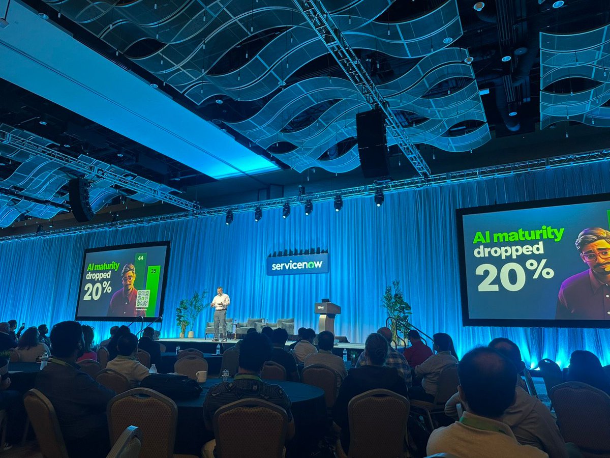 c1_secure's tweet photo. One of the most striking insights from the AI Summit:
AI maturity dropped 20%.

Why? Most organizations are still stuck in pilots and proofs of concept. https://t.co/FUGFqT4MUM