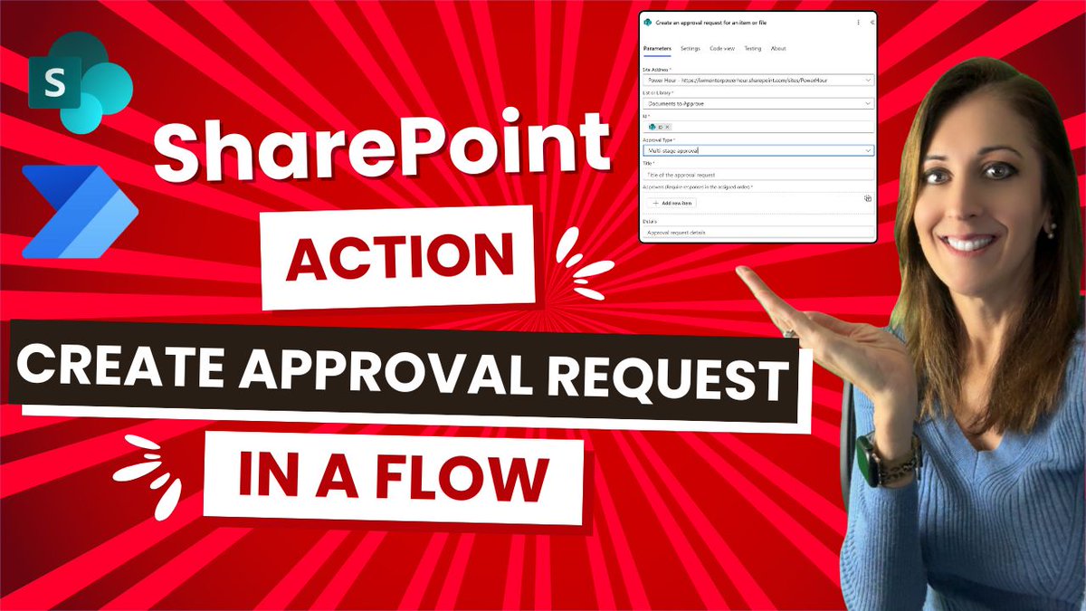 iwmentor's tweet image. Power Hour: 🎉 Use this SharePoint action in Power Automate to create an approval request for any item or file! Streamline approval process workflows and boost productivity, fully integrated in SharePoint!
🚀 #PowerAutomate #SharePoint #WorkflowMagic
youtube.com/live/A6OyY3Wfd…