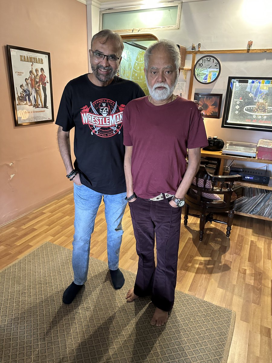 With the man #SanjaiMishra