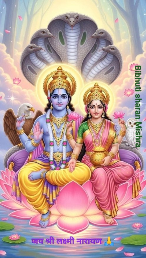 💥🙏 ॐ नमो नारायण 🙏 💥

जगत पिता श्री लक्ष्मी नारायण भगवान की सदैव जय जयकार हो ,,
ॐ नमो भगवते वासुदेवाय नमः 🕉️ 
जय श्री हरि 💐💐
आपका दिन मंगलमय हो 🏵️
#vats_वत्स