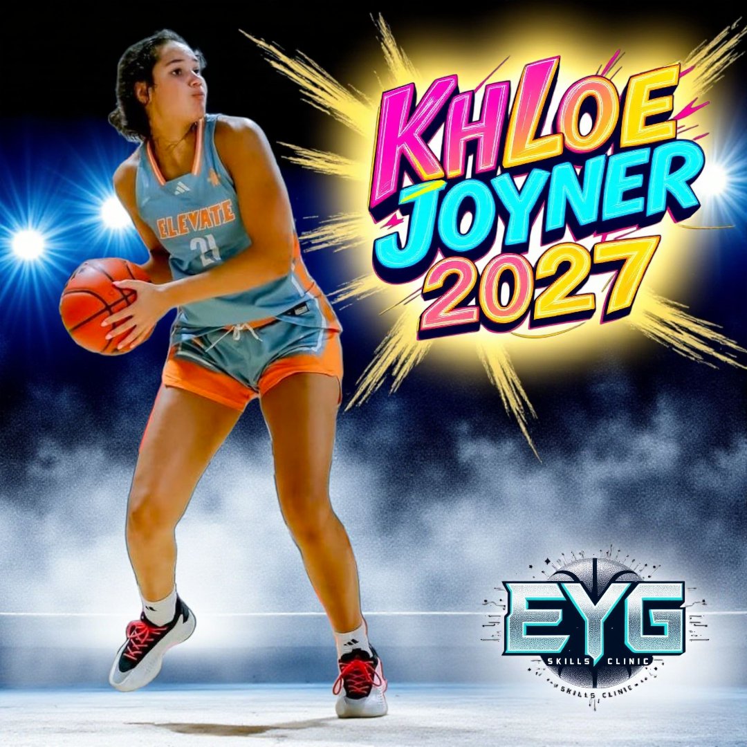 EYGInvitational's tweet image. Excited to welcome 2027 @khloejoy828 to the EYG clinic! Khloe holds double-digit offers &amp;amp; had a great spring season! Shes ready to show out at the clinic! #whosnext⁉️ #eygclinic #ironsharpensiron #compete #development