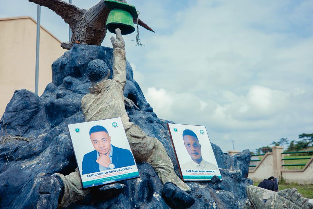 REMEMBRANCE WALK: A MARCH FOR MEMORY &amp; MEANING 🕊️

Today, the students of FUOYE came together in solidarity for the Remembrance Walk, a solemn yet powerful procession to honour the lives of Joseph Icon and Dada Kehinde, our comrades who fell 6years ago for a good cause.✊