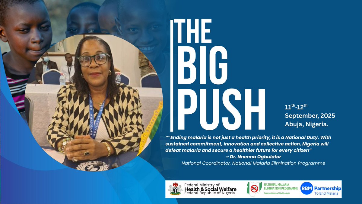 We are ready!
Are you ready?
Nigeria is at a defining moment in the fight against malaria. Through the Big Push, we are strengthening partnerships, mobilizing resources, and ensuring every intervention reaches those who need it most Together, we can achieve a malaria-free Nigeria