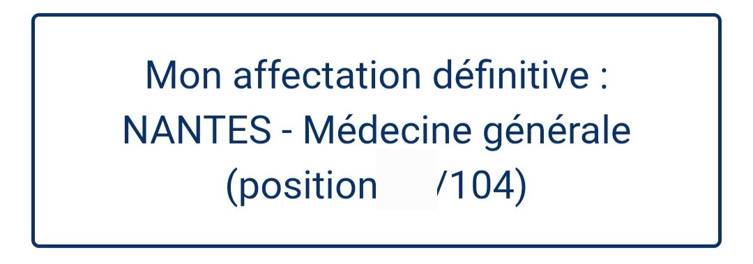 Votre futur médecin généraliste vous salue 😍