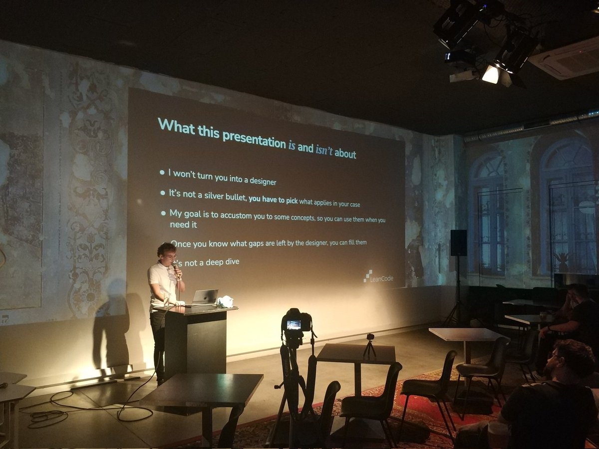 FlutterCracow's tweet image. Last presentation of the day! High-Fidelity interfaces. @nikodembernat will show how to improve your designes grouped by effort!