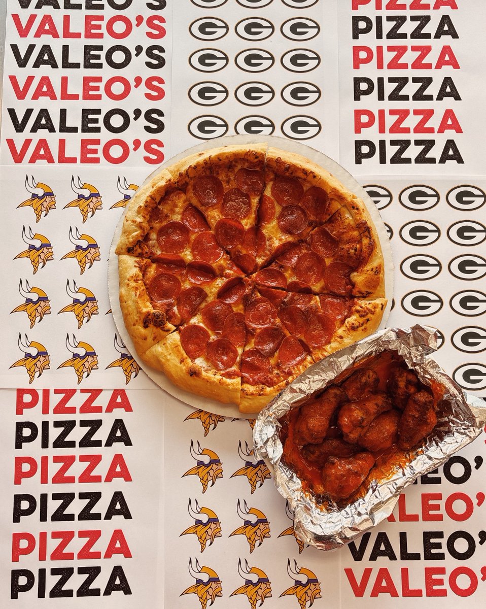 It's Wing Wednesday!🍗🍕

Grab 'The Pro', and get a Large 14" DIY Pizza &amp; 8 wings with a sauce of your choice for ONLY $22.99‼️

🔗 Start your order here: valeospizza.com/online-orderin… 

📞🚘 CALL US for PICKUP/DELIVERY
WI | 262-657-5191
MN | 952-248-9200