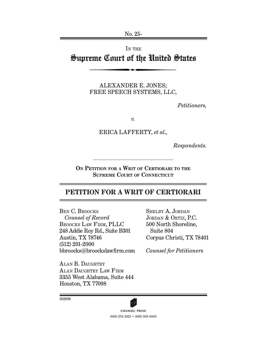 Alex Jones tweet media