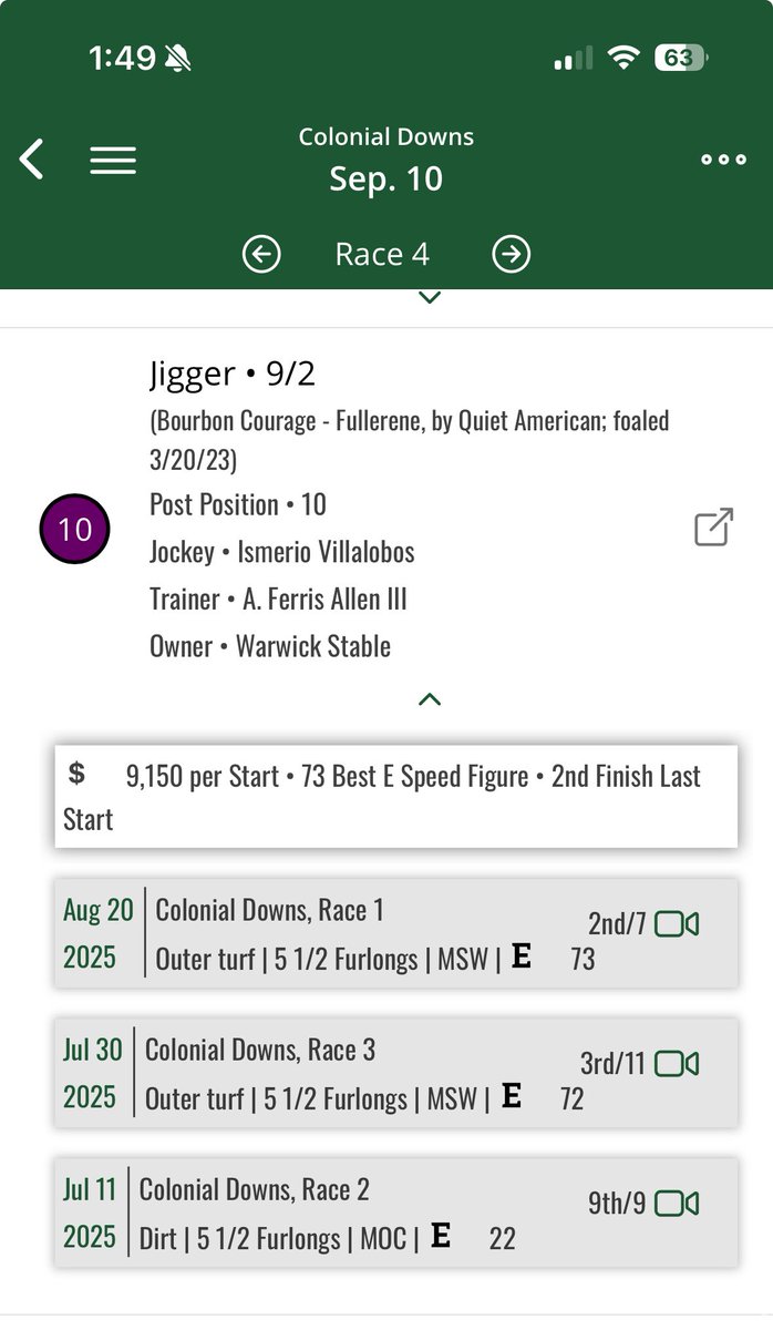 Ryan - Counter Point Thoroughbreds tweet media