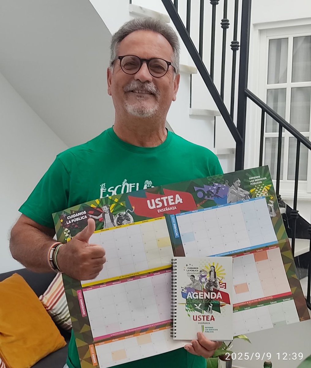 Comienza el curso y ya están llegando los materiales a nuestras afiliadas y afiliados y a los centros educativos.

👉🏼Si eres docente y lo tuyo es la defensa de la Educación Pública, tú sitio es USTEA.
El Sindicato Andaluz de la Pública 💚🤍💚

educacion.ustea.org/afiliate/