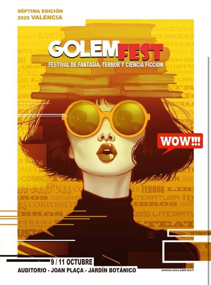 👀Golem Fest. Valencia. Sábado, 11 de octubre.

👉17:10 h. Más allá del terror y lo insólito con IVÁN HUMANES (TEORÍA DEL GRAN INFIERNO. Pez de Plata) y JOSÉ LUIS PASCUAL (CON PÁJAROS MUERTOS DIBUJO CORONAS. Pez de Plata). Presenta Gemma Solsona. 40′.