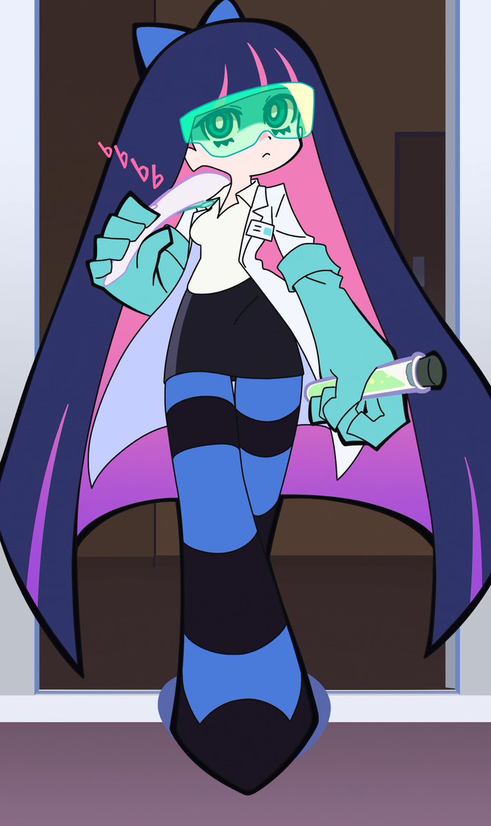 ivanvaras01's tweet image. #PantyAndStocking #stockinganarchy  Today&apos;s episode was inspired by movies, like the Thing, Alien and Conan the barbarian. But overall, Stocking... looks divine as a scientist... oh my god, im in LOVE with her!!! I want her to examine me!! 💜💜💜💜💜💜💜