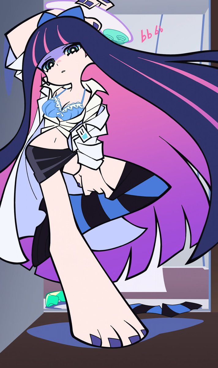 ivanvaras01's tweet image. #PantyAndStocking #stockinganarchy  Today&apos;s episode was inspired by movies, like the Thing, Alien and Conan the barbarian. But overall, Stocking... looks divine as a scientist... oh my god, im in LOVE with her!!! I want her to examine me!! 💜💜💜💜💜💜💜