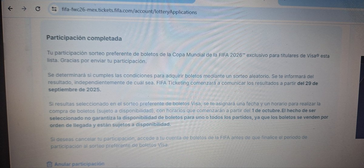 AlejandroA94348's tweet photo. Por fin ya quedo el registro para los boletos del mundial https://t.co/EYKH4dRYyC